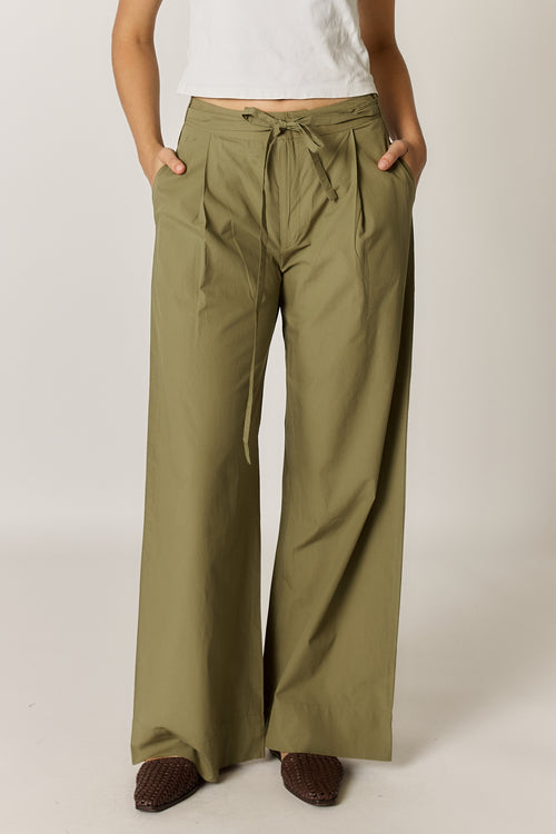Giliann Floyd Tie Pant Olive