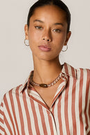 Giliann Tresse Necklace | Clear Quartz