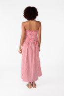 Cowgirl Surfer Obbo Strapless Maxi Red