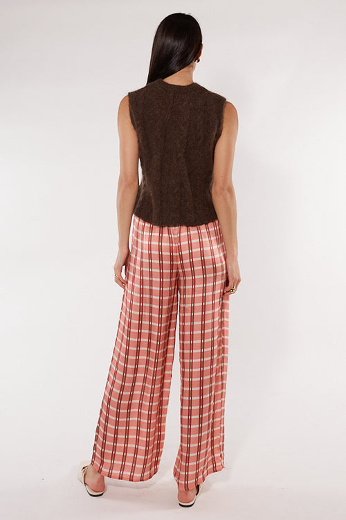 Cowgirl Surfer Braided Vest Chocolate