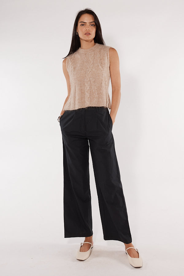 Cowgirl Surfer Braided Vest Oat