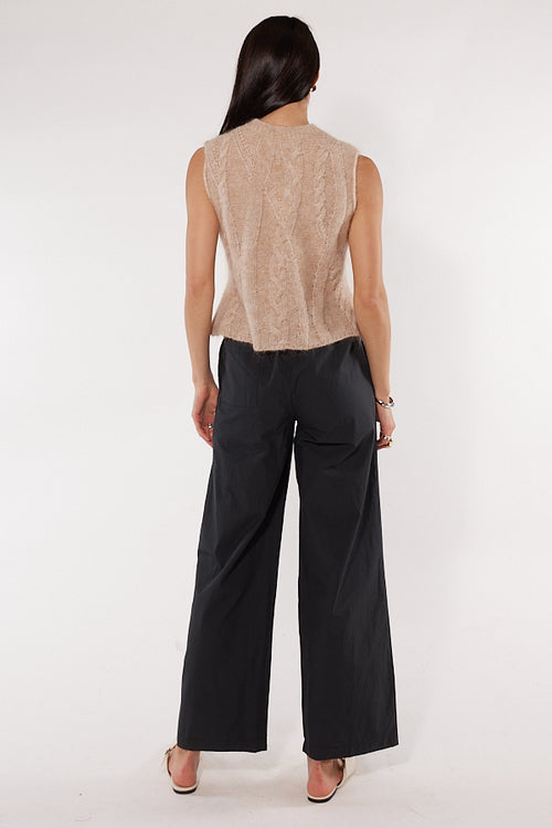Cowgirl Surfer Braided Vest Oat