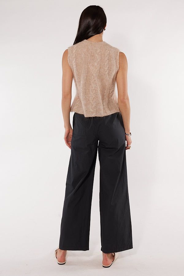 Cowgirl Surfer Braided Vest Oat