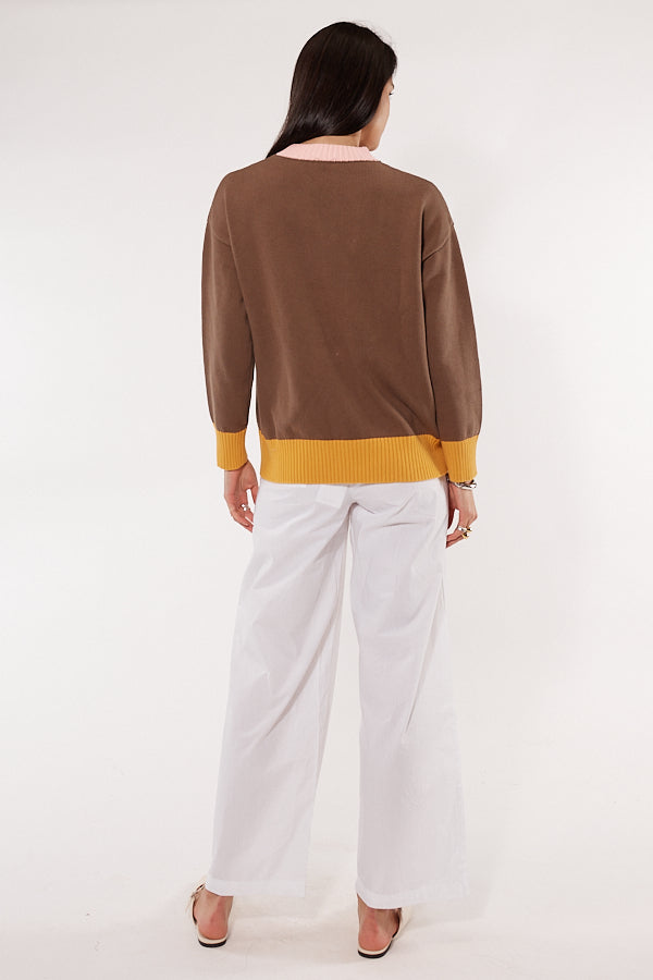 Cowgirl Surfer Emery Pullover Chocolate