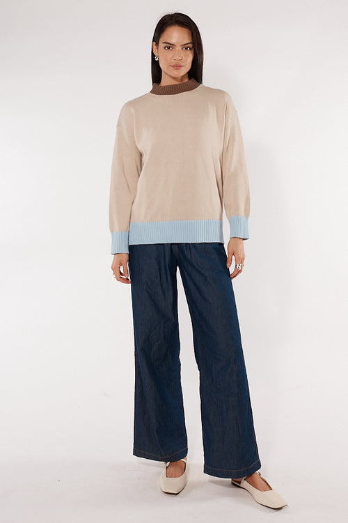 Cowgirl Surfer Emery Pullover Oat