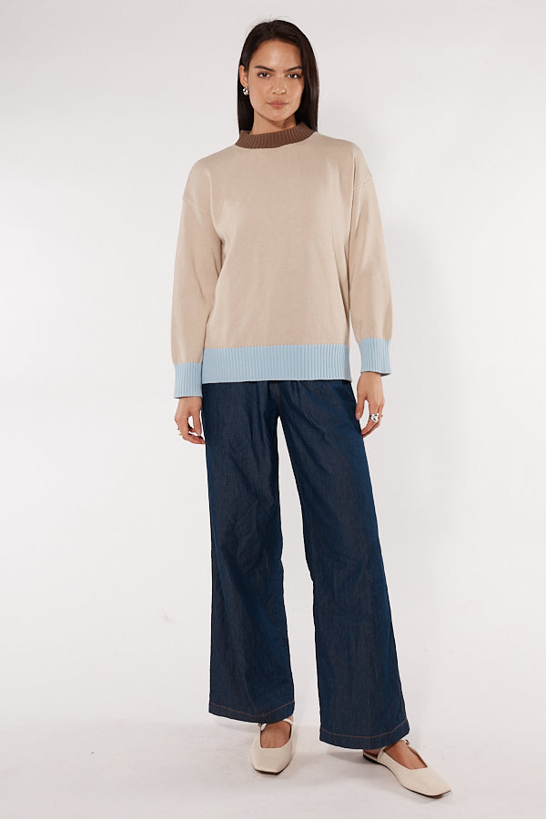 Cowgirl Surfer Emery Pullover Oat
