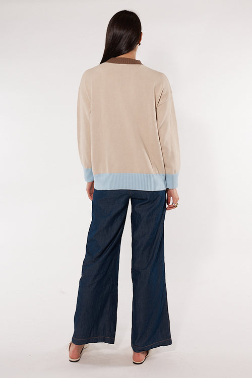 Cowgirl Surfer Emery Pullover Oat