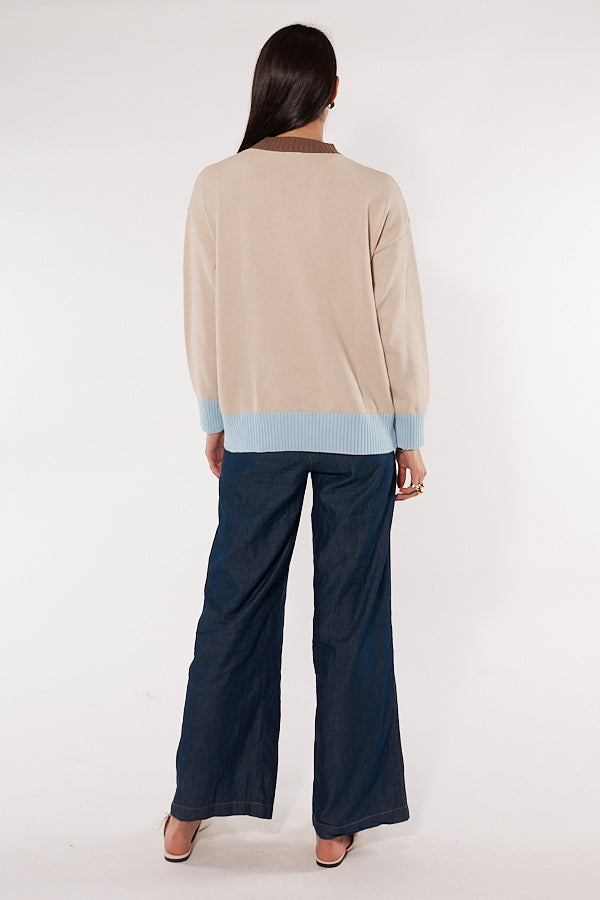 Cowgirl Surfer Emery Pullover Oat
