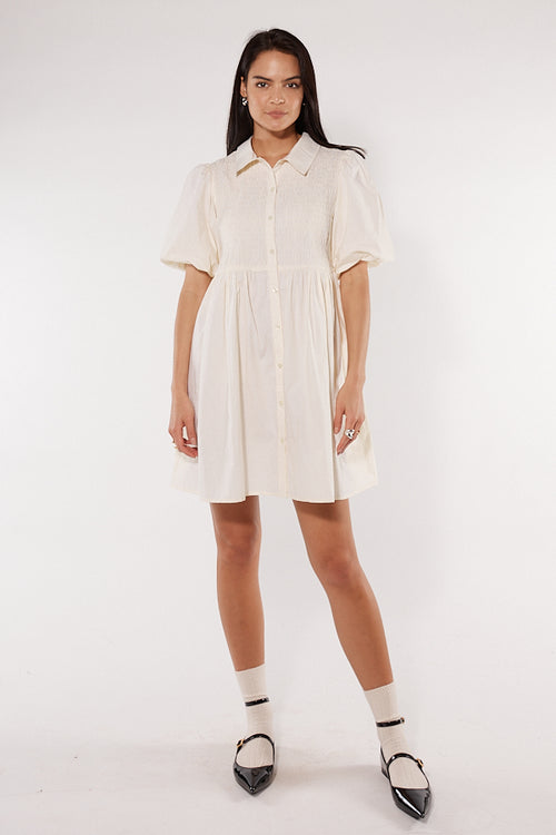 Cowgirl Surfer Eze Dress Cream