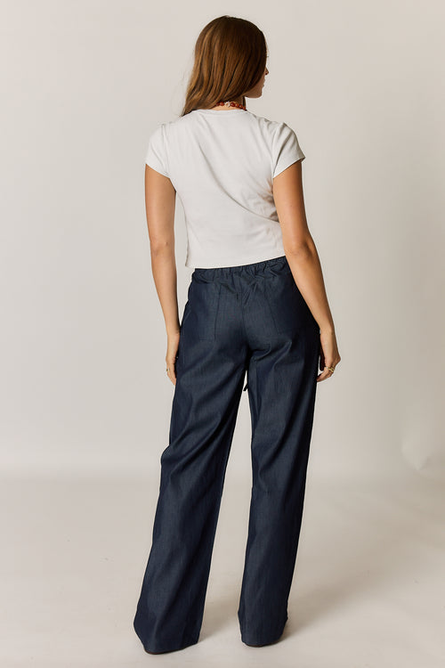 Giliann Alma Pocket Pant Denim