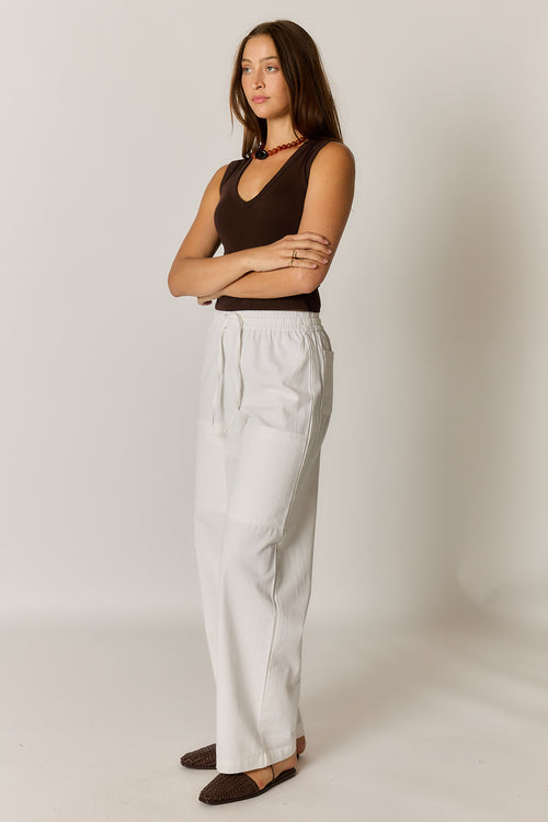 Giliann Alma Pocket Pant White