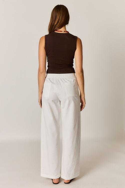 Giliann Alma Pocket Pant White