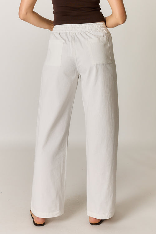 Giliann Alma Pocket Pant White
