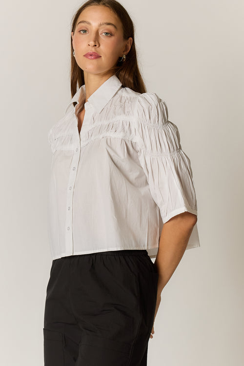 Giliann Edie Top White