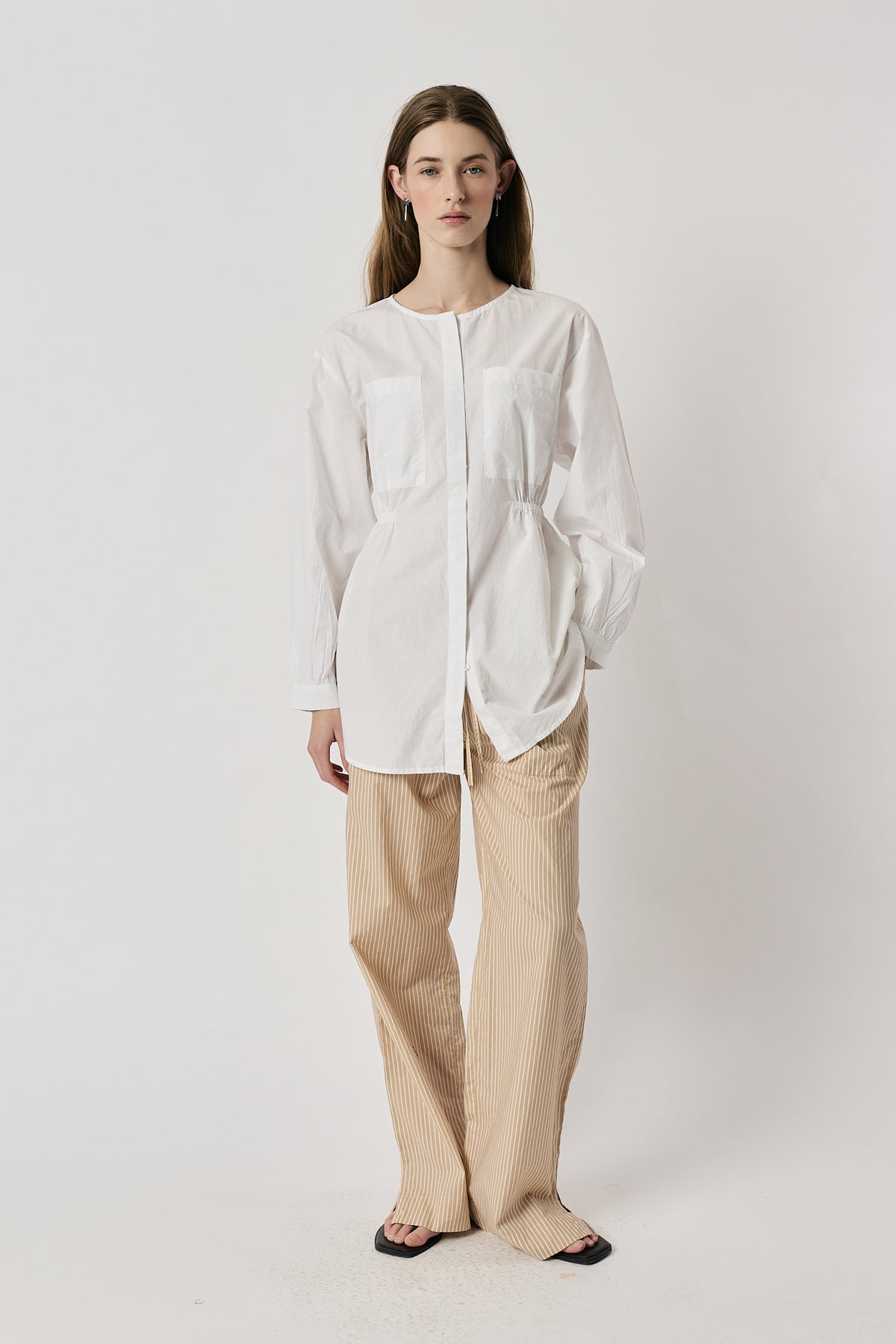 Giliann Elodie Shirt White