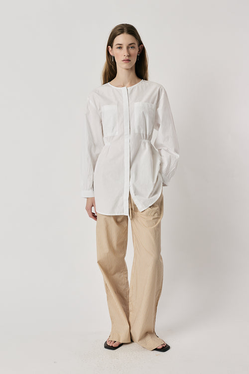 Giliann Elodie Shirt White