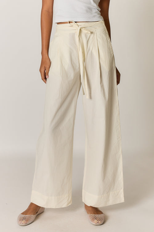 Giliann Floyd Tie Pant Coconut