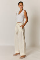 Giliann Floyd Tie Pant Coconut