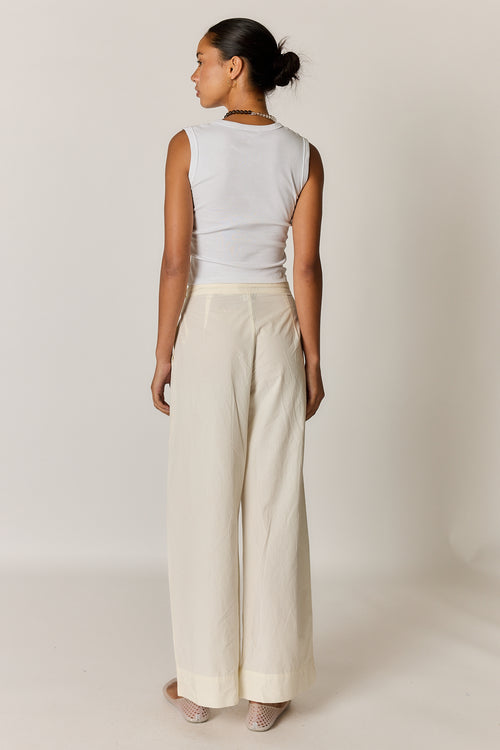 Giliann Floyd Tie Pant Coconut