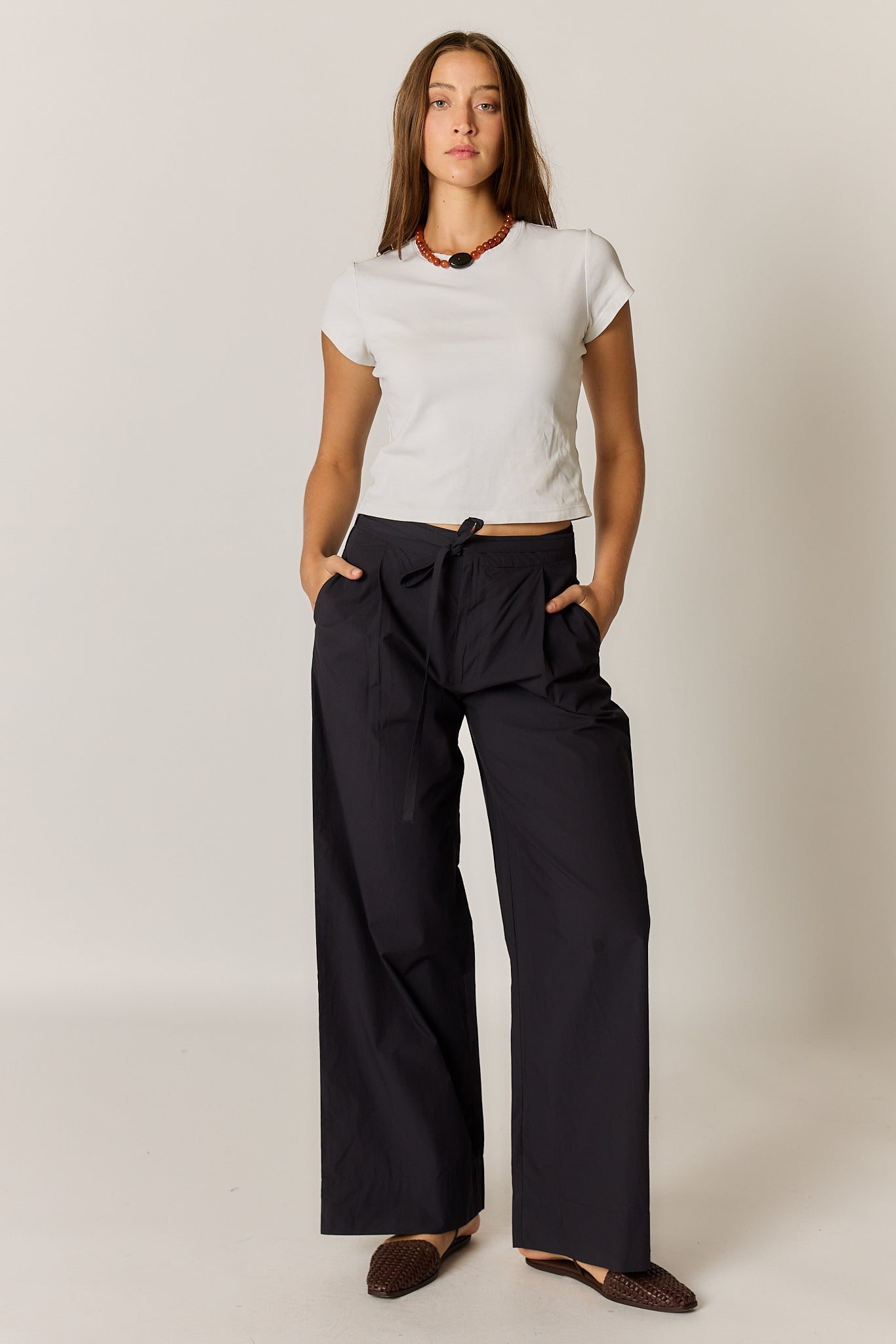 Giliann Floyd Tie Pant Black
