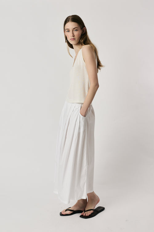 Giliann Ines Skirt White