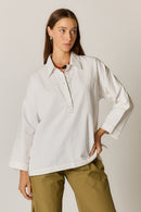 Giliann Patti Shirt White Twill