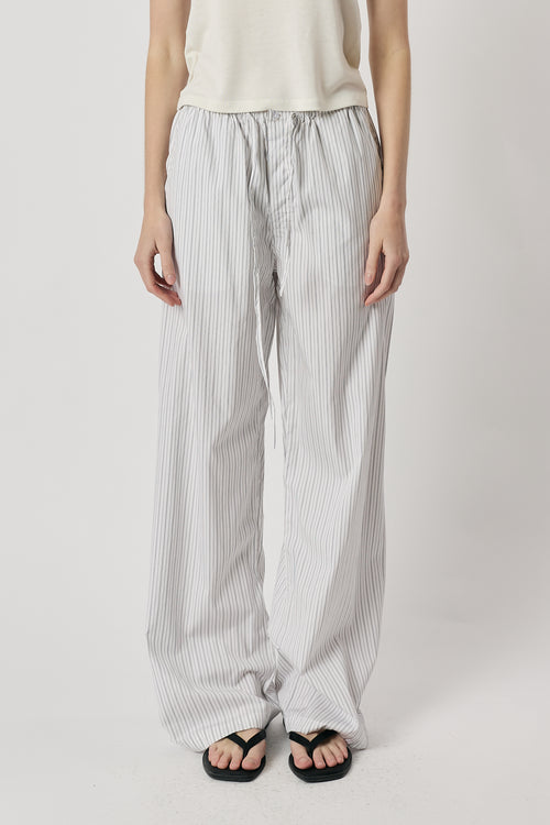 Giliann Romy Pant Black/White Stripe
