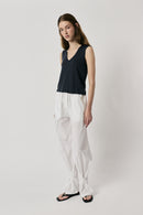 Giliann Romy Pant White