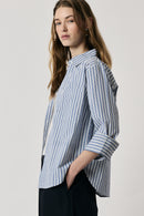 Giliann Runa Shirt Light Blue Stripe