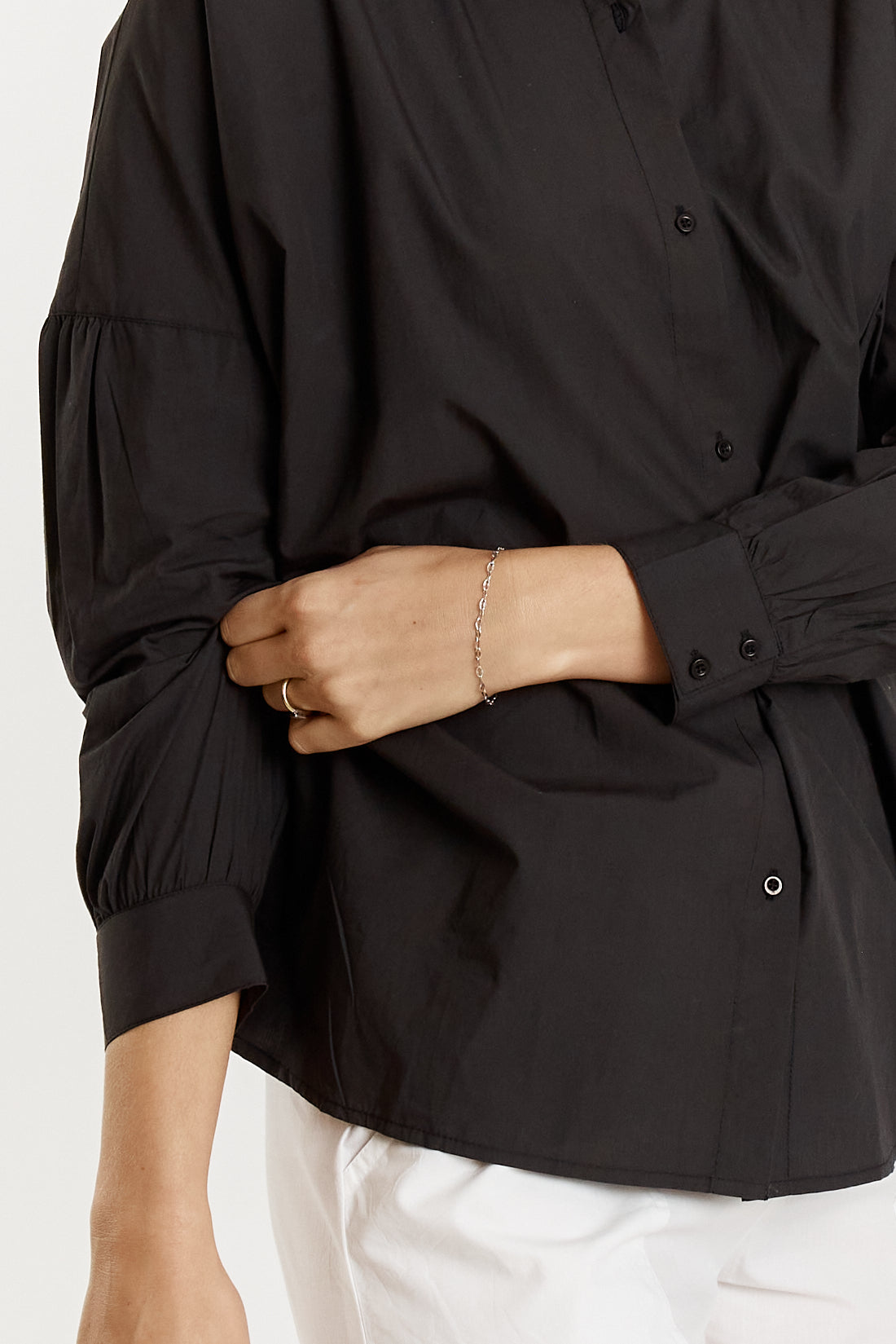 Giliann Casa Cut Out Shirt Black