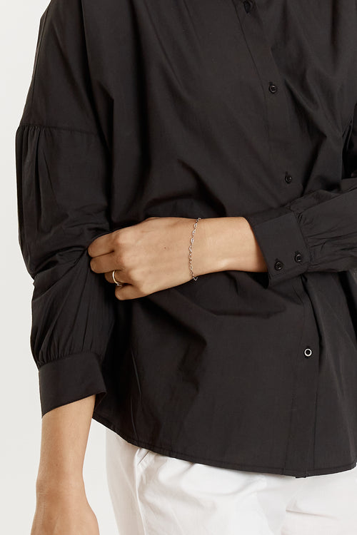 Giliann Casa Cut Out Shirt Black