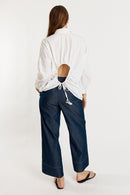 Giliann Casa Cut Out Shirt White