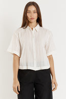 Giliann Cassis Short Sleeve
