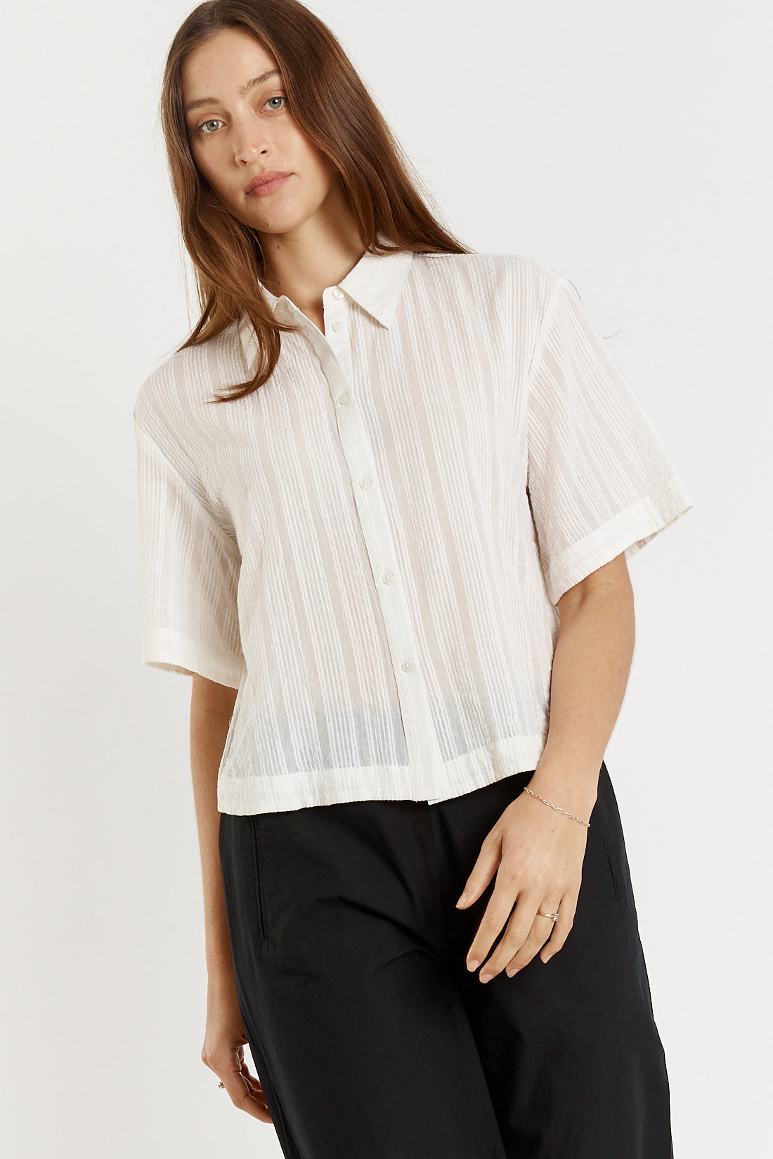 Giliann Cassis Short Sleeve