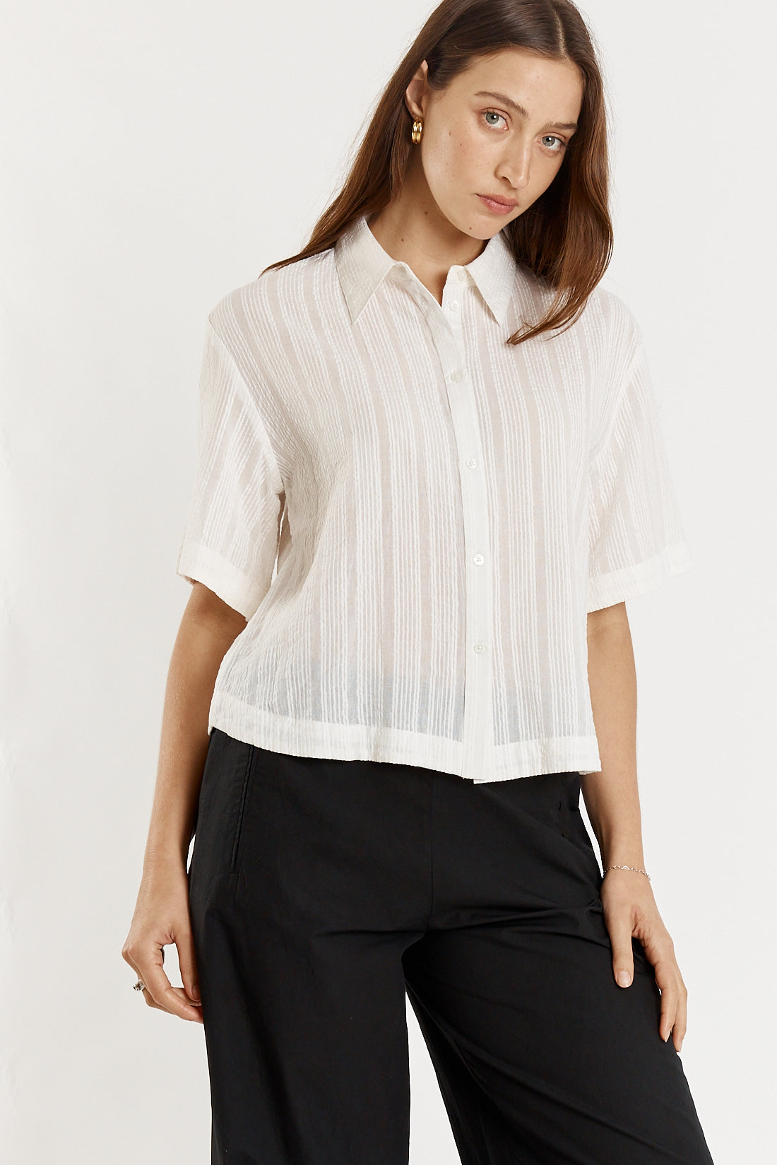 Giliann Cassis Short Sleeve