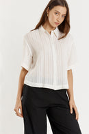 Giliann Cassis Short Sleeve