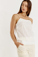 Giliann Cassis Singlet White