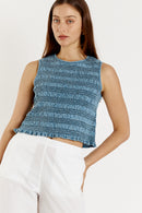 Giliann Catalonia Top Light Denim
