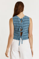 Giliann Catalonia Top Light Denim