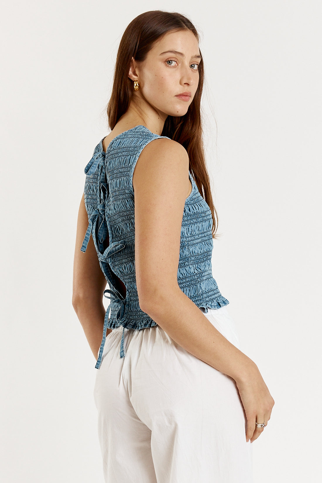 Giliann Catalonia Top Light Denim