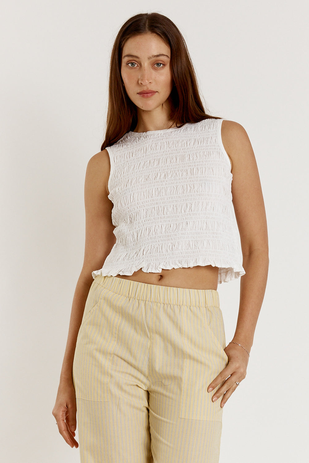 Giliann Catalonia Top White