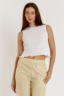 Giliann Catalonia Top White