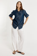 Giliann Button Up Shirt Denim