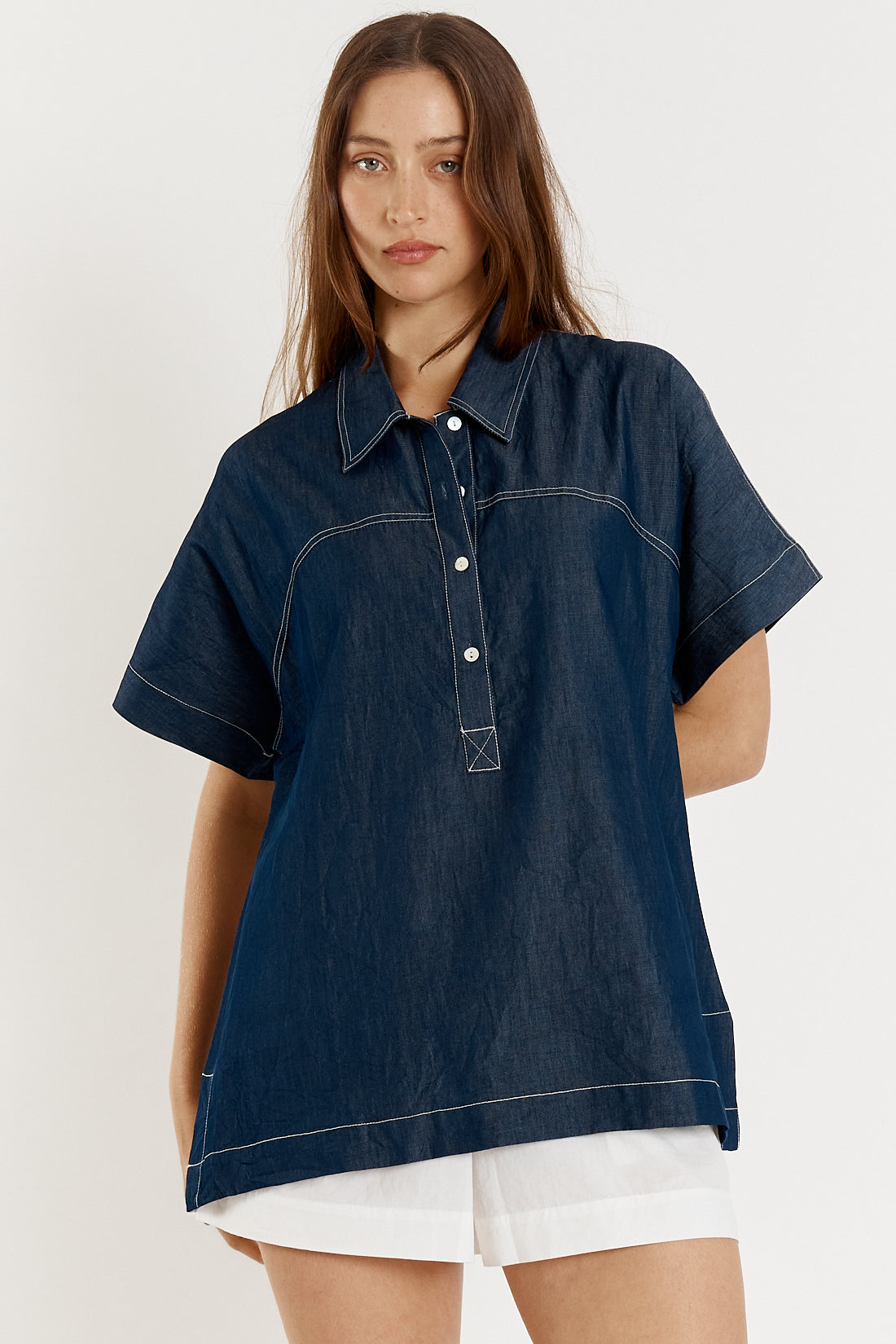 Giliann Gimlet Top Denim