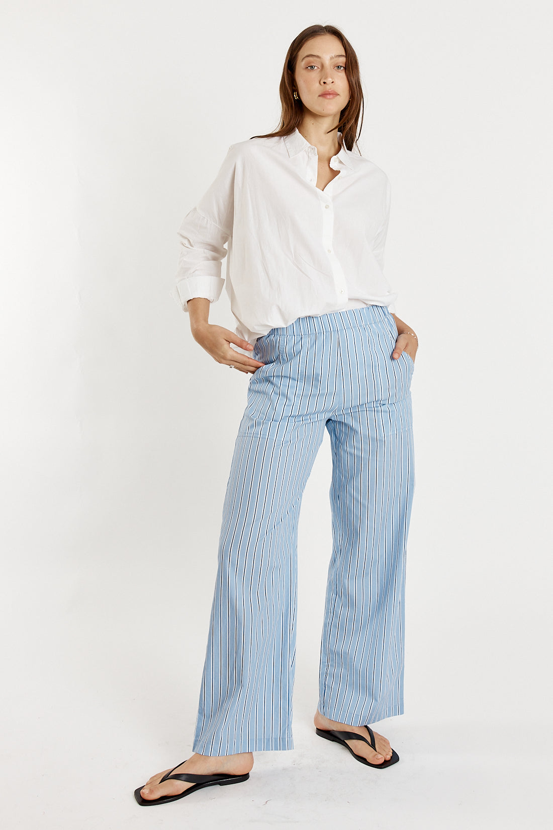 Giliann Jean Pant Blue Stripe