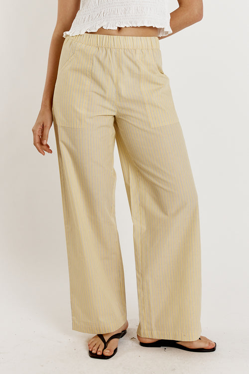 Giliann Lunel Pant Yellow Stripe