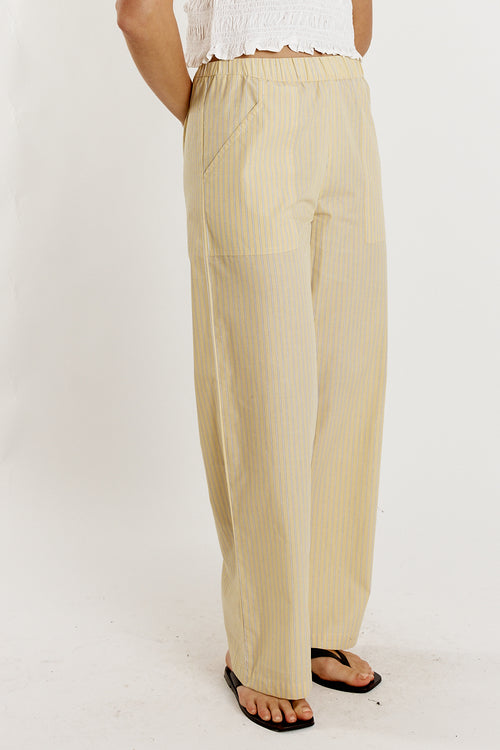 Giliann Lunel Pant Yellow Stripe