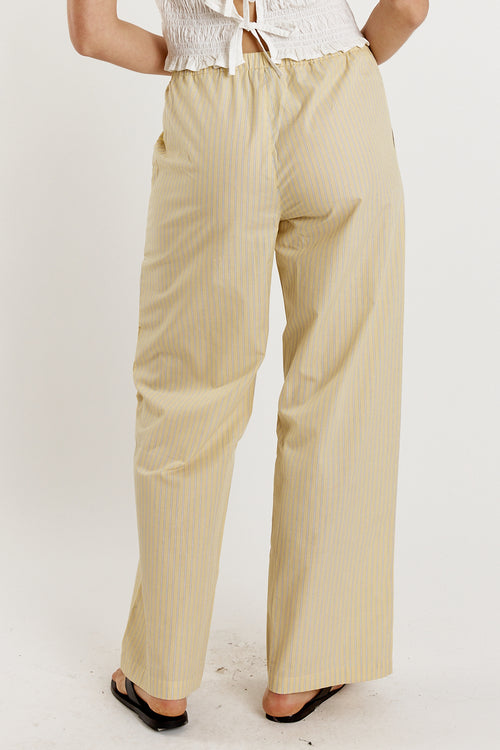 Giliann Lunel Pant Yellow Stripe