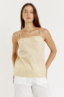 Giliann Lunel Singlet Yellow Stripe