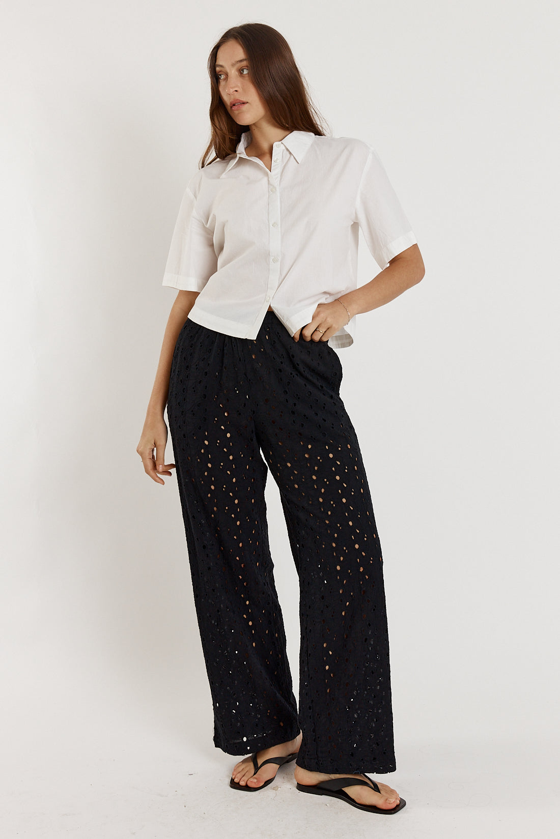 Giliann Olive Pant Black